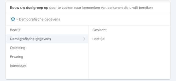 Demografische gegevens Linkedin Demografische gegevens Linkedin
